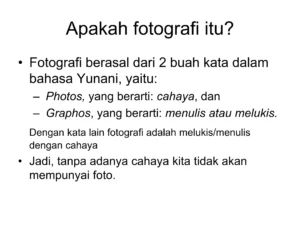 Tentu, mari kita susun artikel tentang dasar-dasar fotografi untuk pemula.