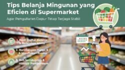 Tips Belanja Mingguan yang Efisien di Supermarket Agar Pengeluaran Dapur Tetap Terjaga Stabil