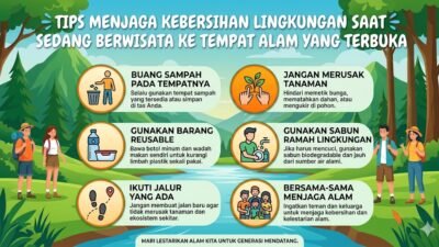 Tips Menjaga Kebersihan Lingkungan Saat Sedang Berwisata Ke Tempat Alam Yang Terbuka