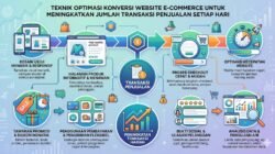 Teknik Optimasi Konversi Website E-commerce Untuk Meningkatkan Jumlah Transaksi Penjualan Setiap Hari