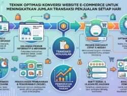 Teknik Optimasi Konversi Website E-commerce Untuk Meningkatkan Jumlah Transaksi Penjualan Setiap Hari