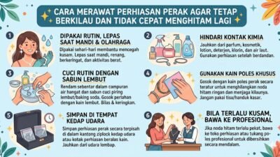 Cara Merawat Perhiasan Perak Agar Tetap Berkilau Dan Tidak Cepat Menghitam Lagi